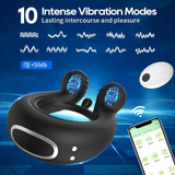 Men's Remote Vibrators / Silicone Penis Ring Masturbator / App Controlled Sex Toys - EVE's SECRETS