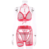Mesh Erotic Lingerie Set for Women / Sexy Bra and Panty / Transparent Polyester Underwear - EVE's SECRETS