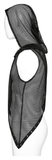 Mesh Gothic Hooded Vest with a Seductive Punk Hollow Design