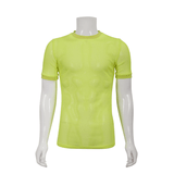 Gothic-Kurzarm-Mesh-T-Shirt / Transparentes O-Neck-T-Shirt für Männer / Alternative Kleidung