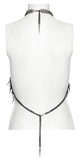 Metal Chain Harness with Rivet Accents for Bold Look