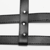 Modifiable Punk PU Leather Y-Shaped Shoulder Straps