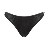 Punk Black Cheeky Bikini / Shimmer Swim Trunks