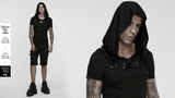 Punk Body Chain Harness with Adjustable Steel Buckle