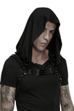 Punk Body Chain Harness with Adjustable Steel Buckle