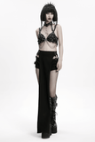 Punk Gothic Chain Headpiece with Spiked Thorn Motif