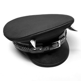 Punk Military Cap with Spikes and PU Leather Straps