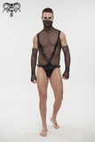 Rivet Leather Harness / Sexy Men's Black Accessory