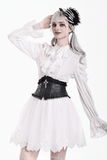 Romantic Tulle Skirt with Embroidered Lace Hemline