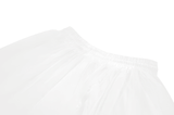 Romantic Tulle Skirt with Embroidered Lace Hemline