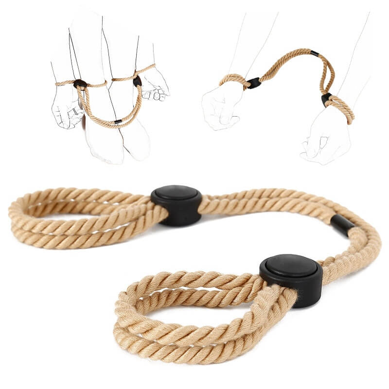 Rope Style Handcuffs / Bondage Accessories For Couples / Unisex BDSM Adult Toys - EVE's SECRETS