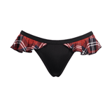 Ruffled Scottish Check Swim Panties: Women's Sexy Style