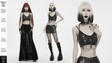 Seductive Cross Body Chain with Cascading Drapes