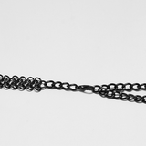 Seductive Cross Body Chain with Cascading Drapes