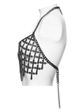 Seductive Cross Body Chain with Cascading Drapes