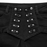 Seductive Denim Hot Shorts with Women's Lace-Up Details