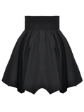 Sexy A-Line Skirt with Structured Fit and Asymmetrical Hem