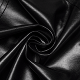 Sexy Faux Leather Lace Up Harness Crop Top for Women