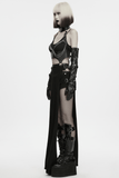 Sexy Gothic Leather Spike and Chain Body Harness