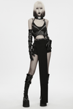 Sexy Gothic Leather Spike and Chain Body Harness