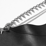 Sexy Gothic Leather Spike and Chain Body Harness