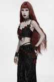 Sexy Gothic Rose Lace Hip Chain Harness Jewelry