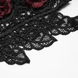 Sexy Gothic Rose Lace Hip Chain Harness Jewelry