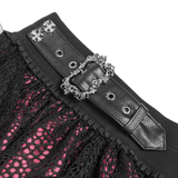 Sexy Layered Skirt with Elegant Lace and Ruffled Details