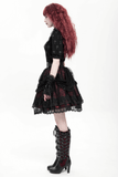 Sexy Layered Skirt with Elegant Lace and Ruffled Details