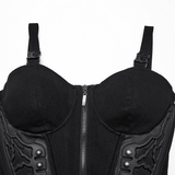 Sexy Waistcoat with Corset Design and Buckle Straps