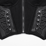 Sexy Waistcoat with Corset Design and Buckle Straps