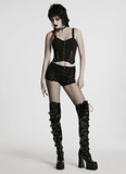Sexy Waistcoat with Corset Design and Buckle Straps
