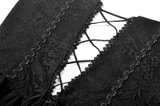 Sheer Lace Mini Dress with Corset Back and Delicate Straps