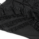 Sheer Off-Shoulder Frilled Mesh Top with Flare Sleeves