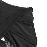 Sheer Off-Shoulder Frilled Mesh Top with Flare Sleeves