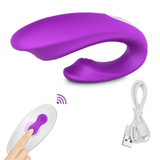 Silicone G-spot Vibrator for Ladies / Clitoris Stimulator with Remote Control / Wireless Sex Toy