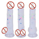 Silicone Realistic Dildos with Suction-Cup and Sex Machine Base / Adult Sex Toys