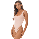 Crotchless Sleeveless Bodysuit / Women's Sexy Lingerie with Open Crotch - EVE's SECRETS