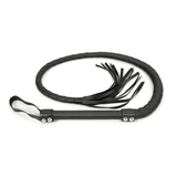 Soft Black Faux Leather Whip: Safe BDSM Accessory
