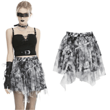 Sophisticated Marble Print Skirt for Effortless Style