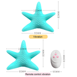 Starfish Wearable Wireless Control Sex Toy / Mult-Stimulus Clit Masturbator / Chest Massage Vibrator - EVE's SECRETS