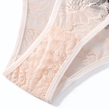 Strappy Low-Waist Lace Panties with Bows / Women's Sexy Underwear - EVE's SECRETS