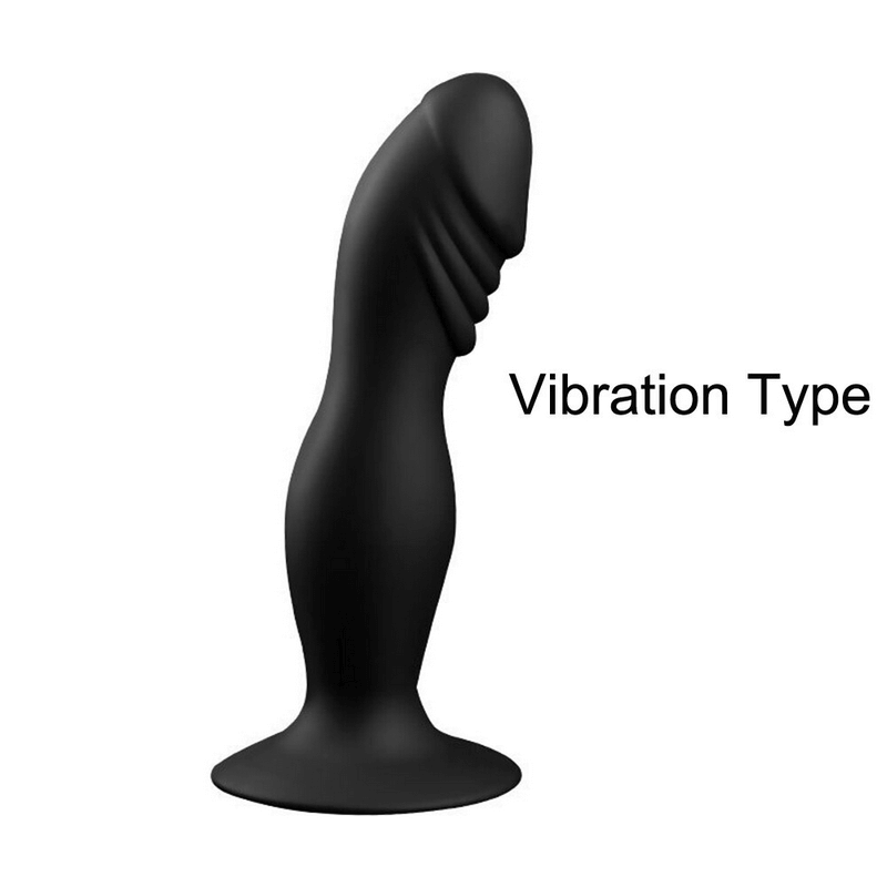 Remote Silicone Anal and G-Spot Vibrating Dildo / Waterproof Vibrator with Suction Cup / Sex Toys - EVE's SECRETS