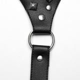 Stylish Faux Leather Punk Harness with Adjustable Straps