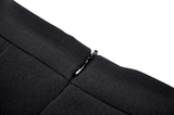 Stylish Plaid Pattern Mini Skirt with Black Buckles