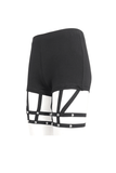 Stylish Rivet-Adorned High-Waisted Garter Shorts for Women