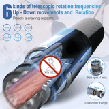 Telescopic Rotating Male Masturbator / Blowjob Sex Toy