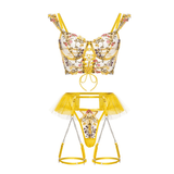 Transparent Bra Set for Women / Sexy Fairy Lace Underwear / Luxury Exotic Lingerie - EVE's SECRETS