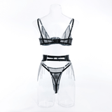 Transparent Underwear for Women / Erotic Fishnet Lingerie / Mesh Push Up Bra - EVE's SECRETS