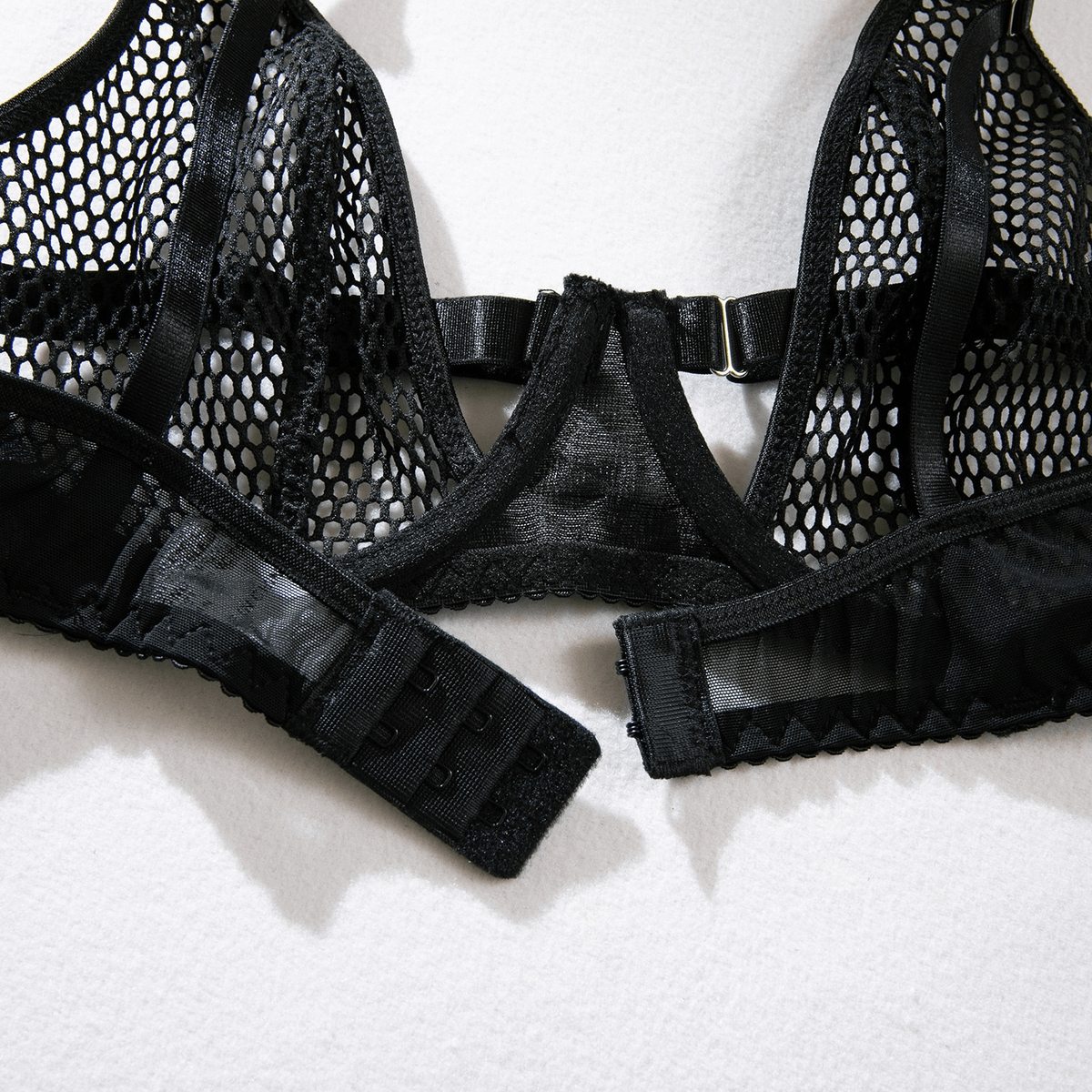 Transparent Underwear for Women / Erotic Fishnet Lingerie / Mesh Push Up Bra - EVE's SECRETS